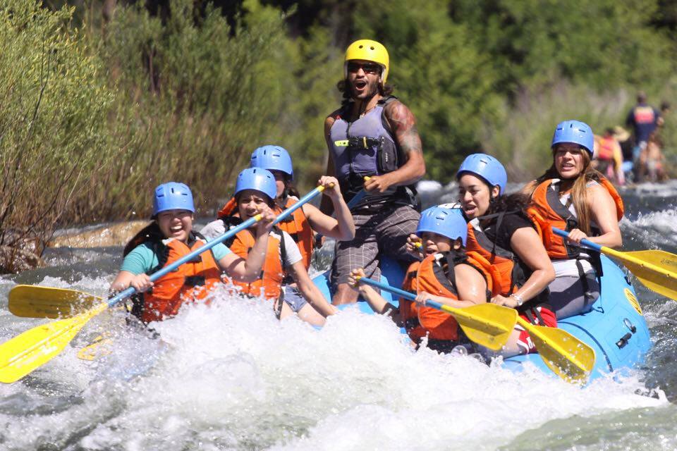 Sean guiding on the Kern River